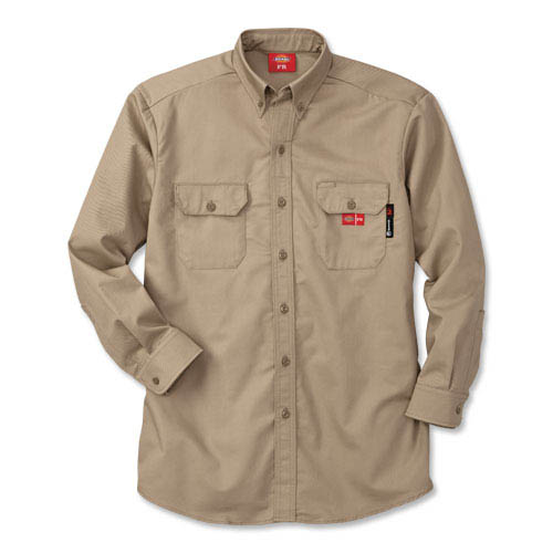 Dickies® Flame-Resistant Button-Down Work Shirt