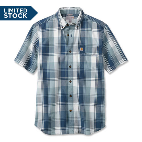 Carhartt® Men's Short-Sleeve Plaid Shirt