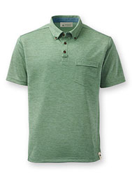 Men's ReTerra™ Eco Short-Sleeve Button-Down Collar Polo