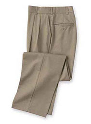 ARAMARK Pleated Dura-Press Twill Pants