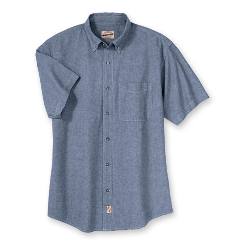 197 WearGuard® short-sleeve chambray work shirt from Aramark