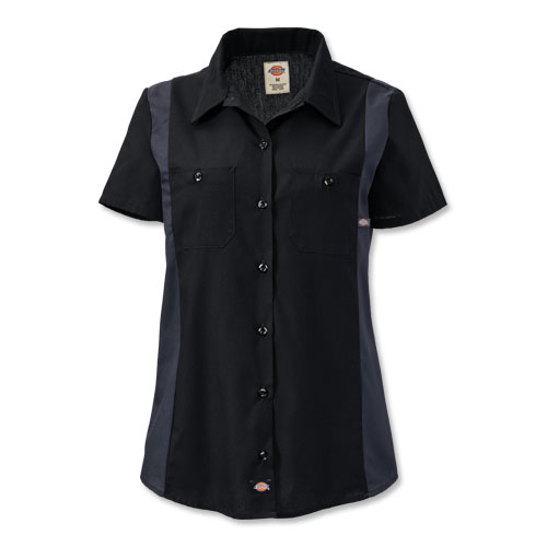 22175 Dickies® Short-Sleeve Women's Color Block Shirt from Aramark