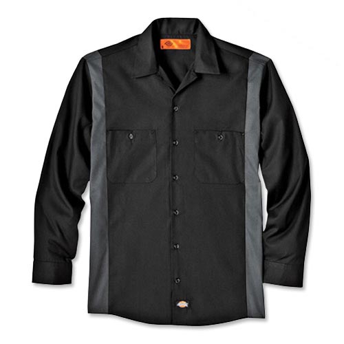 Dickies® Long-Sleeve Color Block Shirt
