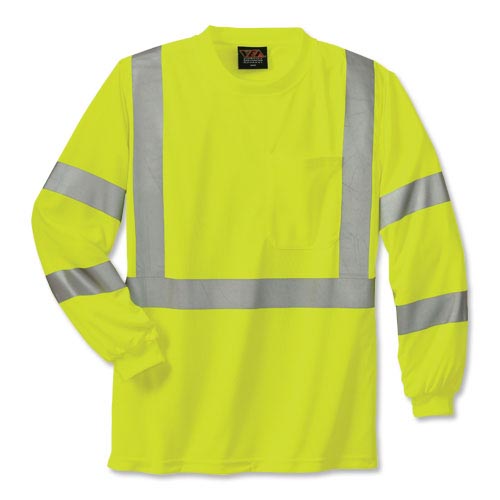 WearGuard® Class 3 Long-Sleeve Hi-Vis T-Shirt