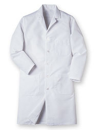 Aramark Men's Button Front Lab Coat