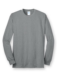 Port Co Long-Sleeve Blended Cotton T-Shirt