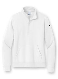 Nike Ladies Club Fleece Sleeve Swoosh ½-Zip