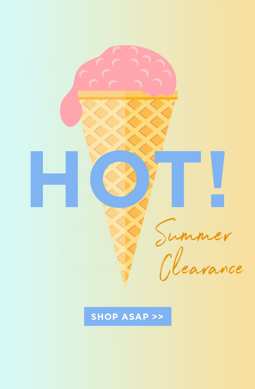 Image of text that reads Hot Summer CLearance